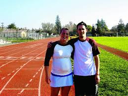 Teachers compete in one-mile race