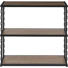 Supershelf floating bookshelf superhero black metal holder artori design new. Onespace Folsom Ridge 3 Shelf Bookcase Brown 50 Jn18bk3 Best Buy