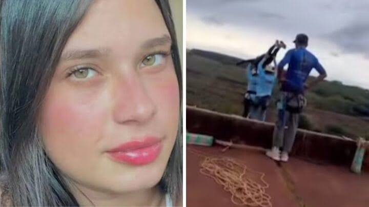 Morte em rope jump: câmera que filmou queda fatal de jovem foi retirada por um dos presos após a tragédia - NSC Total