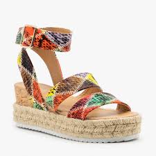 Snake Espadrille Wedge Sandals Nature Breeze Shoes Aubree 01 Shoetopia