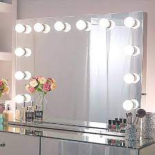 Guangzhou hansong elictric technology co., ltd is a professional manufacturer for hollywood style mirrors, trifold makeup mirror and crystal mirror products for 5. Chende Frame Less Hollywood Make Up Mirror With Lighting Stage Cosmetic Mirror Beauty Theatre Mirror Led Illuminated Table Mirror Free Bulbs Amazon De Kuche Haushalt