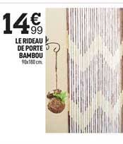 Offre Le Rideau De Porte Bambou Chez Centrakor