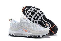 Unisex Nike Air Max 97 Cone White Metallic Silver Orange Bq4567 100 Men S Women S Running Shoes Nike Air Max Cheap Nike Air Max Cute Nike Shoes