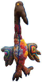 Beautiful Big Bird By Marlene Rubuntja 84 X 49 40cm Irregular Soft Sculpture Code 227 15 Art Centre Yarrenyty Arlte Art Dolls New Art Fine Art Gallery