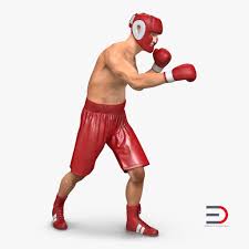 Boxer Man 3d Model Male Poses Poses Mens Boxers