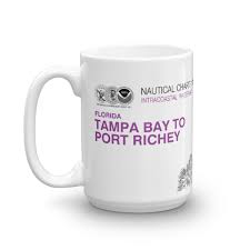 Tampa Bay To Port Richey Chart 11411 Chart Mug Chart Mugs
