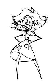 Free coloring pages for adults to print and download. Hazbin Hotel Coloring Pages Download Or Print For Free