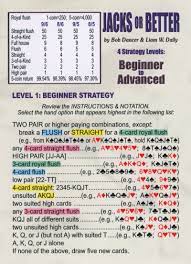 If you are lucky enough to get a high pair, you are already guaranteed a payout, so there are very few reasons to break such a hand. Jacks Or Better Strategy Card Las Vegas Advisor