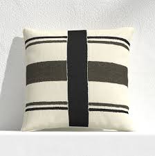 Black And White Striped Outdoor Fabric Canada Mohave Narrow Stripe 20 Outdoor Pillow Reviews Crate And Barrel In 2020 Striped Outdoor Pillow Outdoor Pillows Crate And Barrel