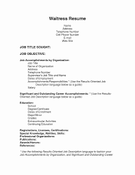 Waitress Job Description For Resume Beautiful Waitress Job Description For Resume Free Skills Description Nanny Job Description Job Description Server Resume