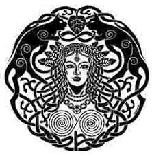 Decorating freya's neck and breast is a gold necklace, an emblem of the stars and the fecundity of the earth. L1fpfreya Norse Tattoo Nordic Tattoo Freya Goddess
