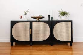 diy ikea woven cane storage console ikea diy ikea storage ikea