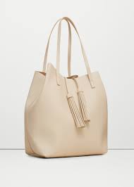 Carteira Shopper Borlas Mulher Mango Portugal Winkeltas Mode Tassen Schoudertas