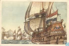 1526 Eerste Zilvervloot Naar Spanje Anglo Dutch Wars Sailing Sailing Ships