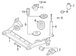 Rear Suspension For 2000 Volkswagen Passat Vw Parts Vortex