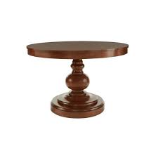 Home Decorators Collection Greymont Walnut Finish Round Pedestal Dining Table For 6 47 64 L X 29 75 In H T 11 The Home Depot In 2020 Round Pedestal Dining Round Pedestal Dining Table Pedestal Dining Table