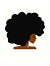 Curly Hair Natural Hair Silhouette