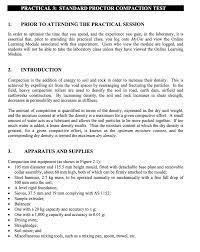 Technical report documentation page 1. Practical 3 Standard Proctor Compaction Test 1 Chegg Com