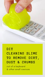 Diy Cleaning Slime To Remove Dirt Dust And Crumbs Out Of A Keyboard And Other Small Crevices 101cleaningtips Net Diy Cleaning Products Car Cleaning Hacks Slime