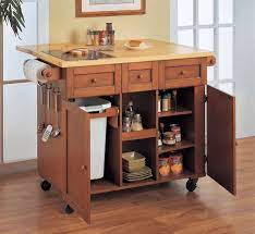 Easy And Workable Rolling Kitchen Island Ideas Kitchen Island Storage Kitchen Island Cabinets Building A Kitchen