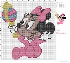 My Cross Stitch Patt On Twitter Baby Minnie Mouse With Rattle Crossstitch Embroidery Disney Download Link Https T Co C7crbspjbb