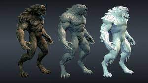 Artstation The Werewolf Yang Yang Werewolf Creature Design Humanoid Creatures
