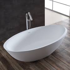 Badewanne 190 x 120 x 49 cm | bad design heizung. Bad Wellness24 Mineralwerkstoff Freistehende Badewanne 190 X 100 Cm Oval Bordo Weiss Matt