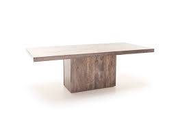 Above, our gallery of dining room examples with rectangle tables should be able to help you see what will work in your dining room. 42 X 88 Loft Pedestal Dining Table Steinhafels