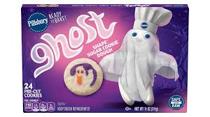 Pillsbury doughboy kitchen collection cookie jar salt & pepper. Pillsbury Shape Ghost Sugar Cookie Dough Pillsbury Com