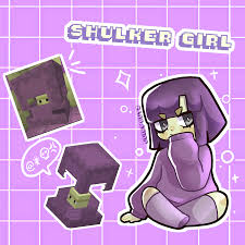 Here, have a shulker girl! (by me!) Its not much but its honest work : r Minecraft