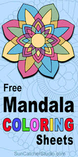 Welcome in free coloring pages site. Mandala Coloring Pages Printable Coloring Sheets For Kids Adults Patterns Monograms Stencils Diy Projects