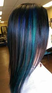 Highlights Using Rusk Purple Blue And Teal Blue Hair Highlights Hair Hair Styles