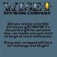 A WISE DECISION - WISE I BREWING COMPANY event image