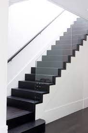 Modern Stair Glass Railing Modern Closet Under Stairs By June Eight Studio Modern Staircase Modern Stairs Staircase Design