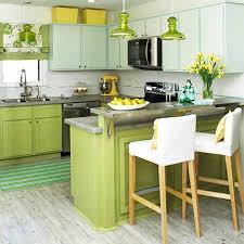Green Apple Kitchen Design And Decoration Theme White And Green Kitchen Paint Colors Kitchen Design Small Kitchen Remodel Small Small Kitchen Makeovers