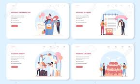 Check spelling or type a new query. Wedding Planner Web Banner Or Landing Page Set Professional Organizer Royalty Free Cliparts Vectors And Stock Illustration Image 154714163