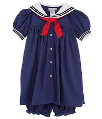 Petit Ami Baby Girls 3 24 Months Nautical Sailor Dress Dillard S