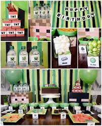If you have a kid who is a minecraft fan check out this whether you feel talented enough to take on a themed cake to compliment your party or you have. Kara S Party Ideas Minecraft Themed Birthday Party Decor Ideas Planning Cake Idea