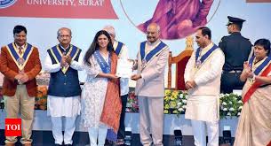 These awards usually take four years or less to complete. Veer Narmad South Gujarat University I Came To Meet Over 35 000 Tribal Students Of Veer Narmad South Gujarat University Surat News Times Of India