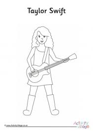 Home/famous people and celebrities coloring sheets/taylor swift. Taylor Swift