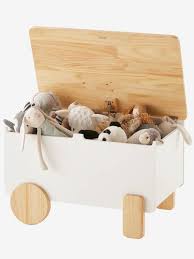 Le coffre à jouets permet de ranger tous les jouets pour bébé et les jeux pour enfants. Coffre A Jouets Ligne Rollie Blanc Clair Uni Vertbaudet