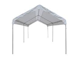 This means that the carport is able to withstand strong winds and extreme temperature with ease. 16x30 Replacement Carport Top White Costless Tarps