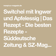 Switchel Mit Ingwer Und Apfelessig Das Rezept Rezept Rosmarin Limonade Rezepte Gute Rezepte