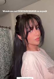 Curtain Bangs Selber Schneiden Im Zopf