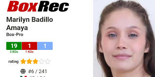 BoxRec: Marilyn Badillo Amaya