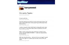Enlarge image it is written. Taylor Swift Kanye West S Beef A Timeline Of The Good Bad Ugly