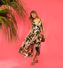 Tropical Prints Are Hot This Spring In 2020 Womens Dresses Colourful Outfits Dresses