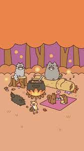 Autumn Wallpaper Ios Pusheen Cute Pusheen Pusheen Cat