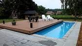 Terrasse Mobile Coulissante De Piscine Un Rolling Deck En Un Module A Ouverture Lateral Youtube
