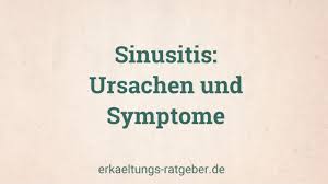 Auf antibiotika kann in der regel verzichtet werden, denn sie wirken nur gegen bakterien.meist wird eine sinusitis aber durch viren verursacht. Sinusitis Symptome Dauer Ursachen Erkaltungsratgeber